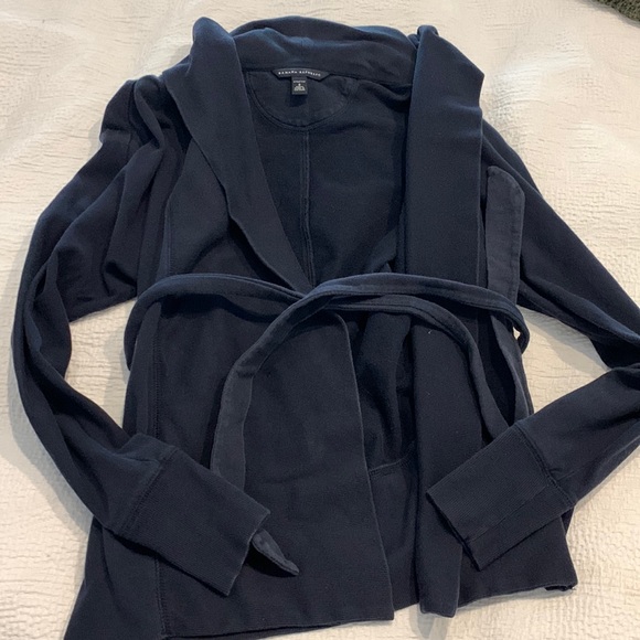 Navy sweater wrap! - Picture 2 of 6